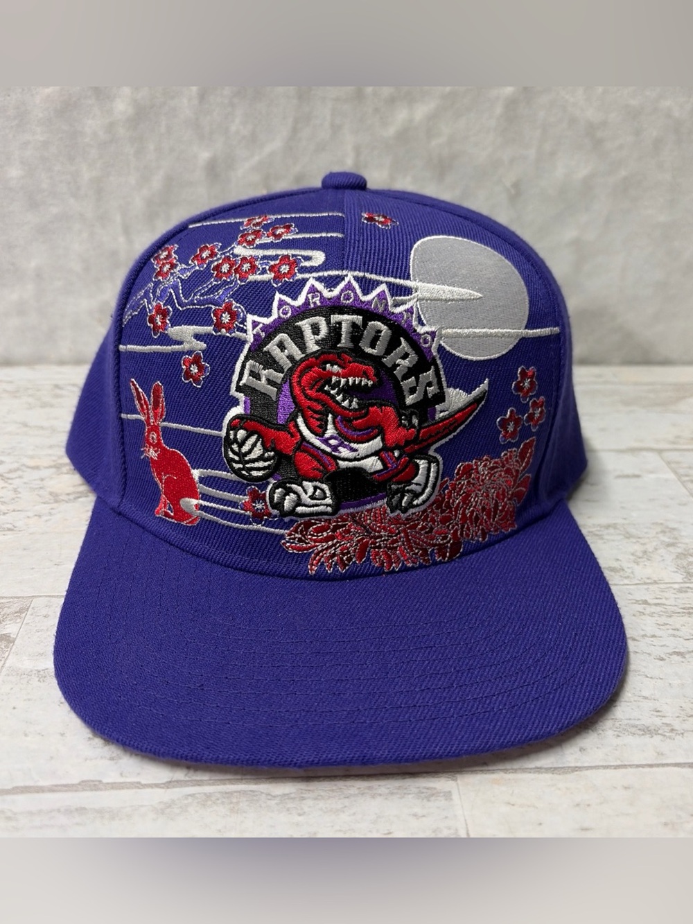 Mitchell & Ness NBA Toronto Raptors Classic Purple Snapback Hat Cap